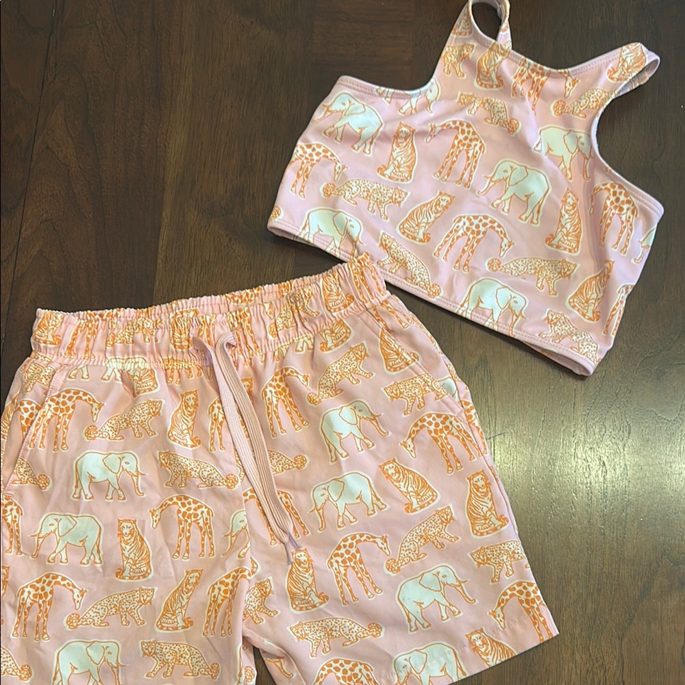 Kortni Jeane Sibling Matching Swim Set